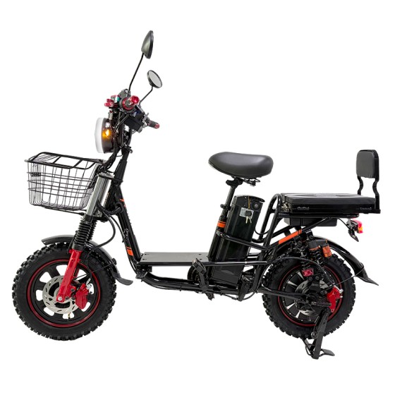 20-inch Ilan Princess II instrument head front and rear oil dish brushless gearless motor lithium battery electric bicycle